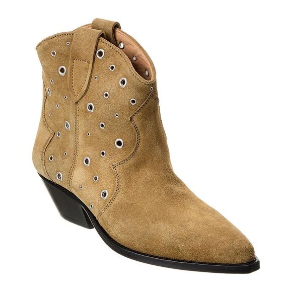 Isabel Marant Shoes - Isabel Marant Dewina Suede Bootie, Brown